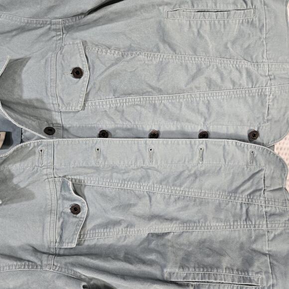 L.L. Bean Women’s Large Petite Blue Corduroy Trucker Jacket Cotton Stretch - Picture 3 of 8